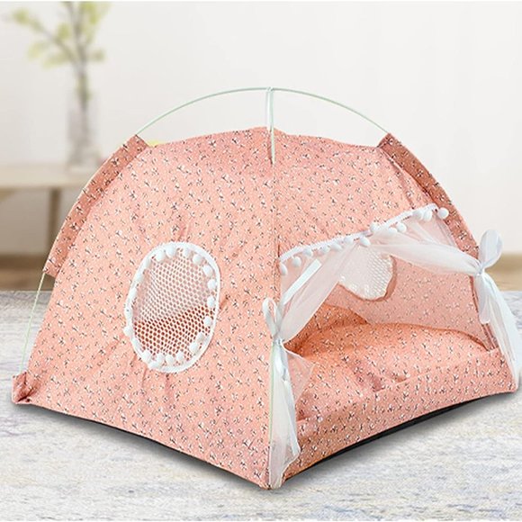 Yitre Other - NWOT Pet Cat or Dog Tent - Cave Hut/Sleep House/Playpen - Pink